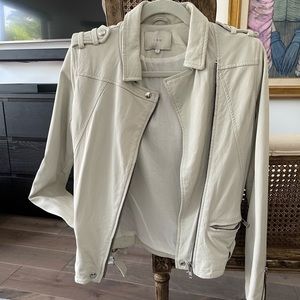 White Leather Jacket